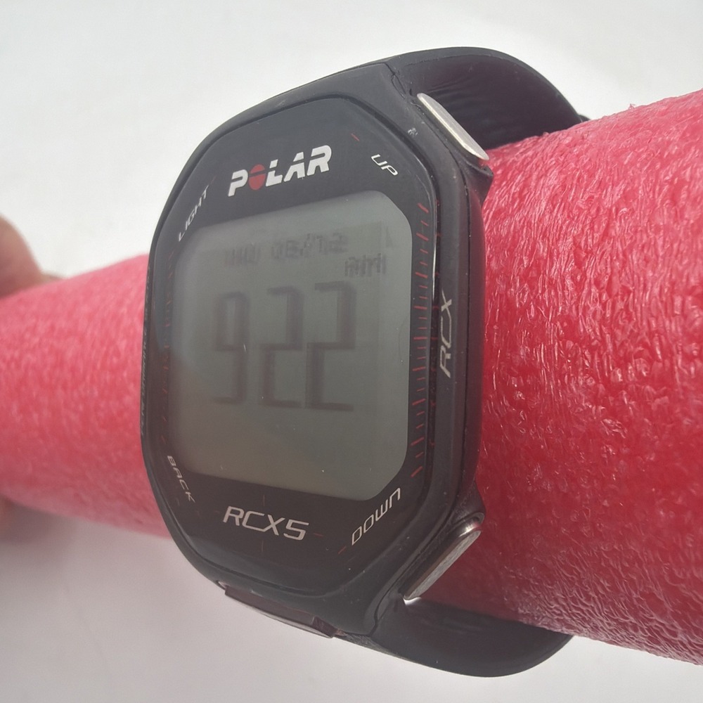 Polar RCX5 RUN GPS Heart Rate Monitor Running Watch Black New Battery Watch Only - Picture 3 of 10